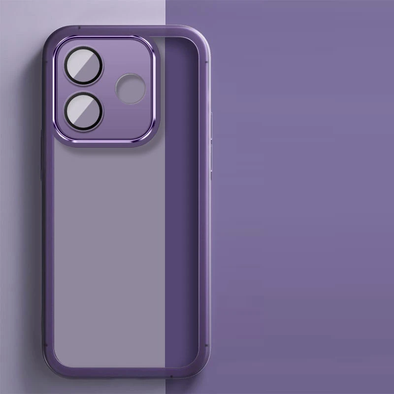 Transparent Silicone Phone Case with Camera Lens Protector