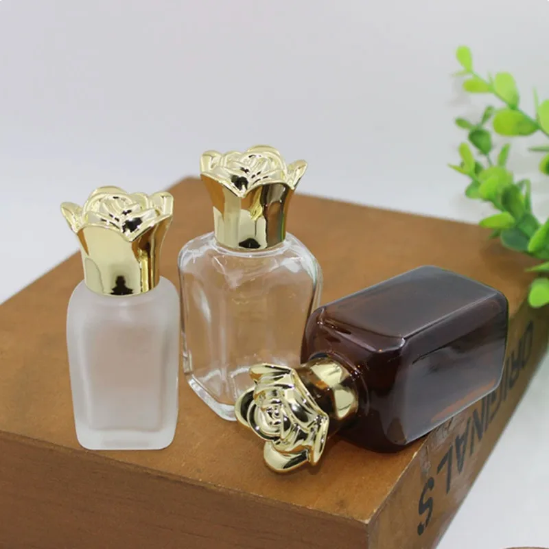 20pcs Square Glass Bottles with Inner Plug – Empty 10ml 20ml 30ml 50ml Refillable Conta... - SKU CBGS1906 - UGI Packaging