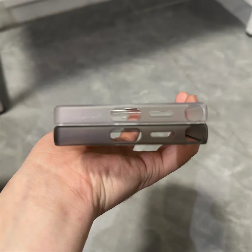Slim Matte Clear Magnetic Phone Case with MagSafe Compatibility