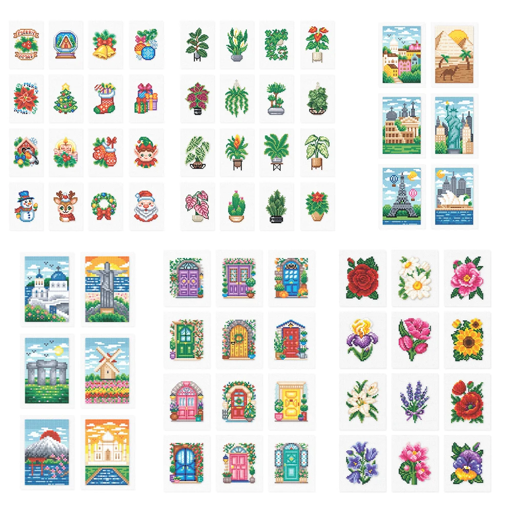 6/12/16pcs 5D DIY Diamond Painting Kit