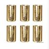 6PCs Gold Cylinder Vases Decorative Hurricane Candle Holder Wedding Table Centerpiece 6inch Vase Nordic Home Decor Gift 1