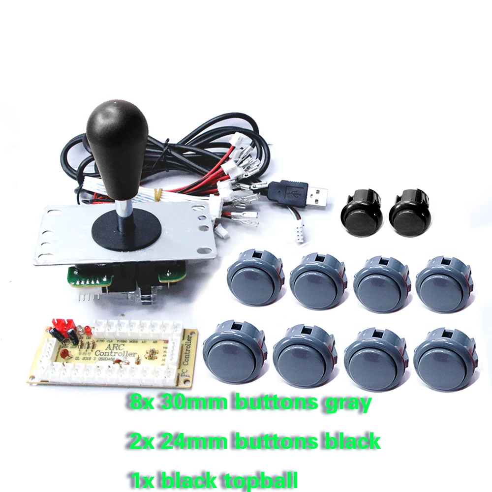Sanwa 아케이드 DIY 키트, 지연 제로 USB 보드 컨트롤러, 게임 조이스틱, 명령 PC, 라즈베리 파이, Obsf 푸시 단추,  원 플레이어 세트 복사 - AliExpress