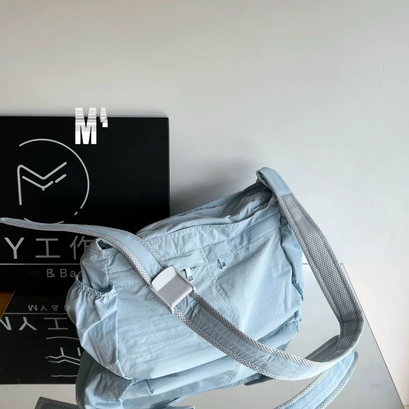 Korean  Large Capacity Fashion Casual Hobo Handbag Waterproof Multi Pocket Women Crossbody Shoulder Bag