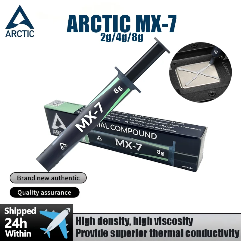 ARCTIC MX-7-Ultimate Performance Thermal Paste for CPUs Laptops Graphics Cards - High Thermal Conductivity Long-lasting 1