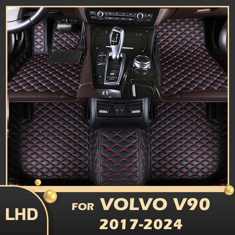 MIDOON Car floor mats for VOLVO V90 2017-2020 2021 2022 2023 2024 Custom  auto foot Pads automobile carpet cover - AliExpress