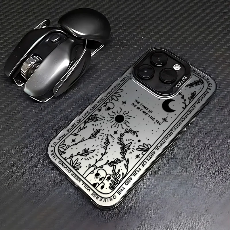 Lunar Eclipse Anti-Fall Matte Phone Case – Stylish Protection with a Cosmic Touch