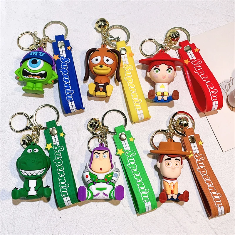 New Cartoon Toy Story Portachiavi Buzz Lightyear Car Portachiavi Bag Pendant