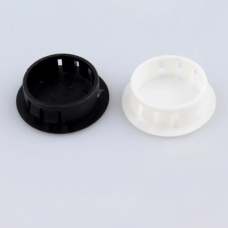 10Pcs Snap-on Hole Plug Round Plastic Blanking End Caps Tube Pipe Inserts silicone rubber plugs pipe end cap rubber caps silicone rubber caps