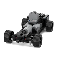 MOC Electronics Drift Chassis Double Motors Rear Wheel Drive Technical Cars RC Motorized STEAM Building Blocks Educational Toys 2