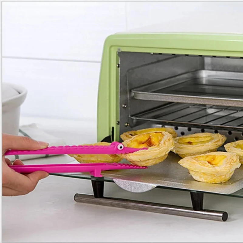 Set Di 3 Pinze Da Cucina In Plastica Antiscivolo - Multicolore, 14,5-24,7 Cm, Per Pane, Insalata E Frutta, DUORUI