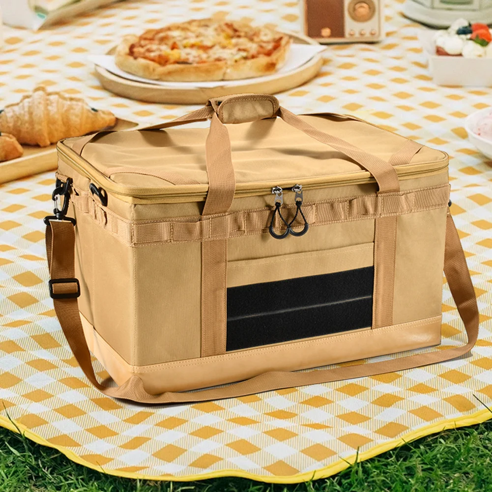 Outdoor Camping Storage Bag 32/47L Cooler Bag Travel Camping Box Multifunctional Lunch Thermal Picnic