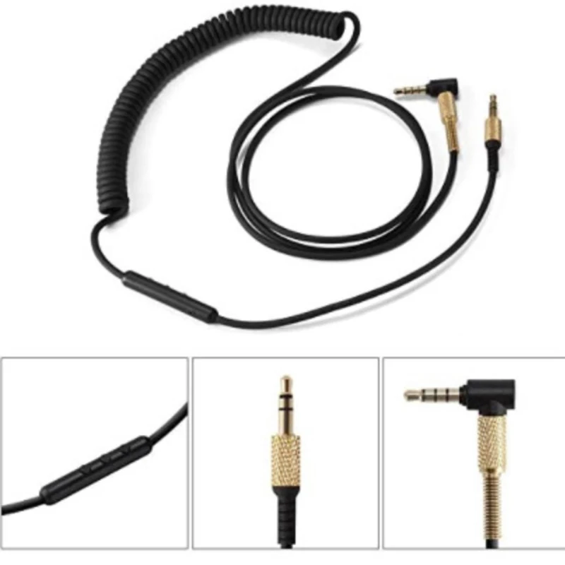 Spring Audio Cable Cord Line for Marshall Major II 2 Monitor Bluetooth Headphone AliExpress