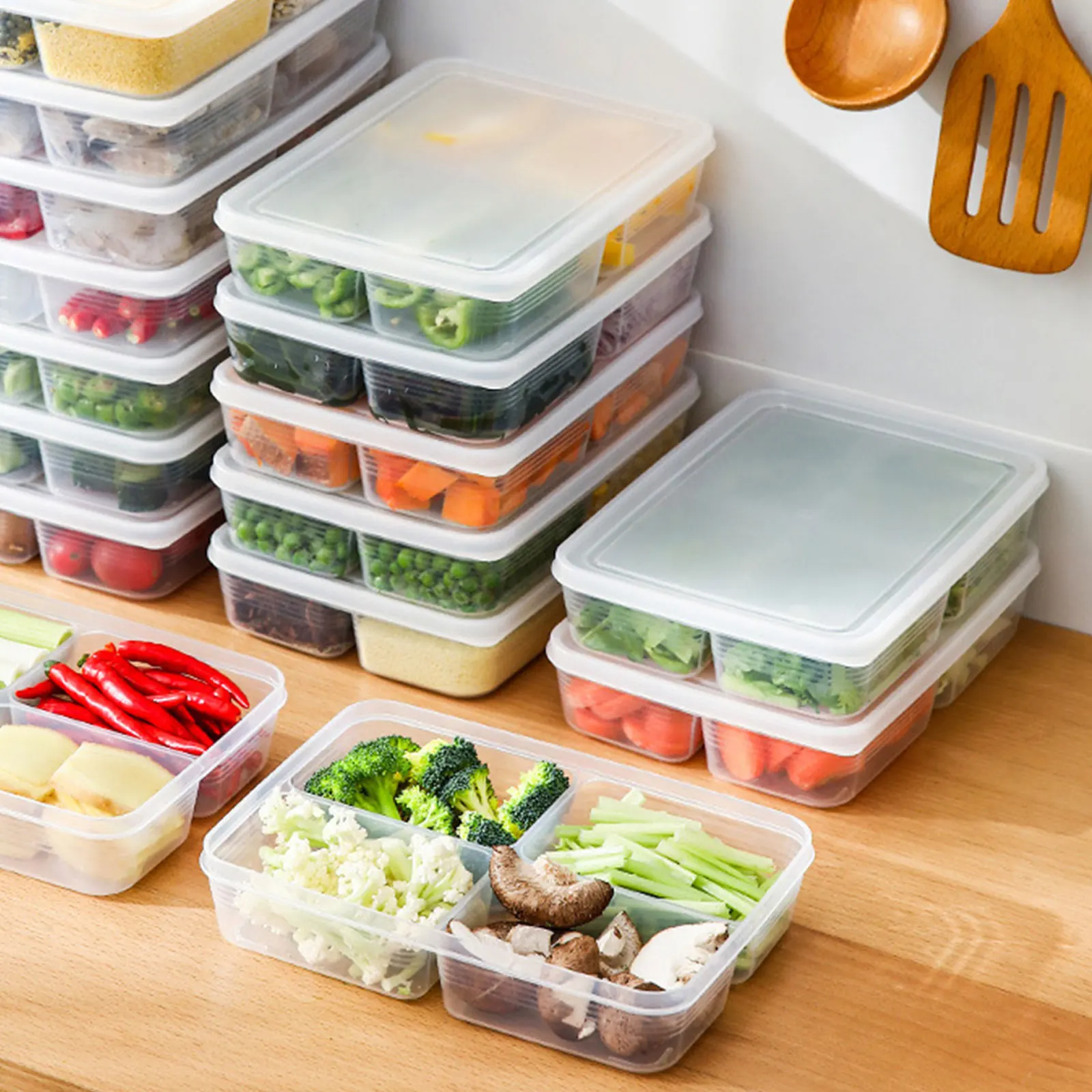 Carrotez carrotez food storage container, 4 compartment portion