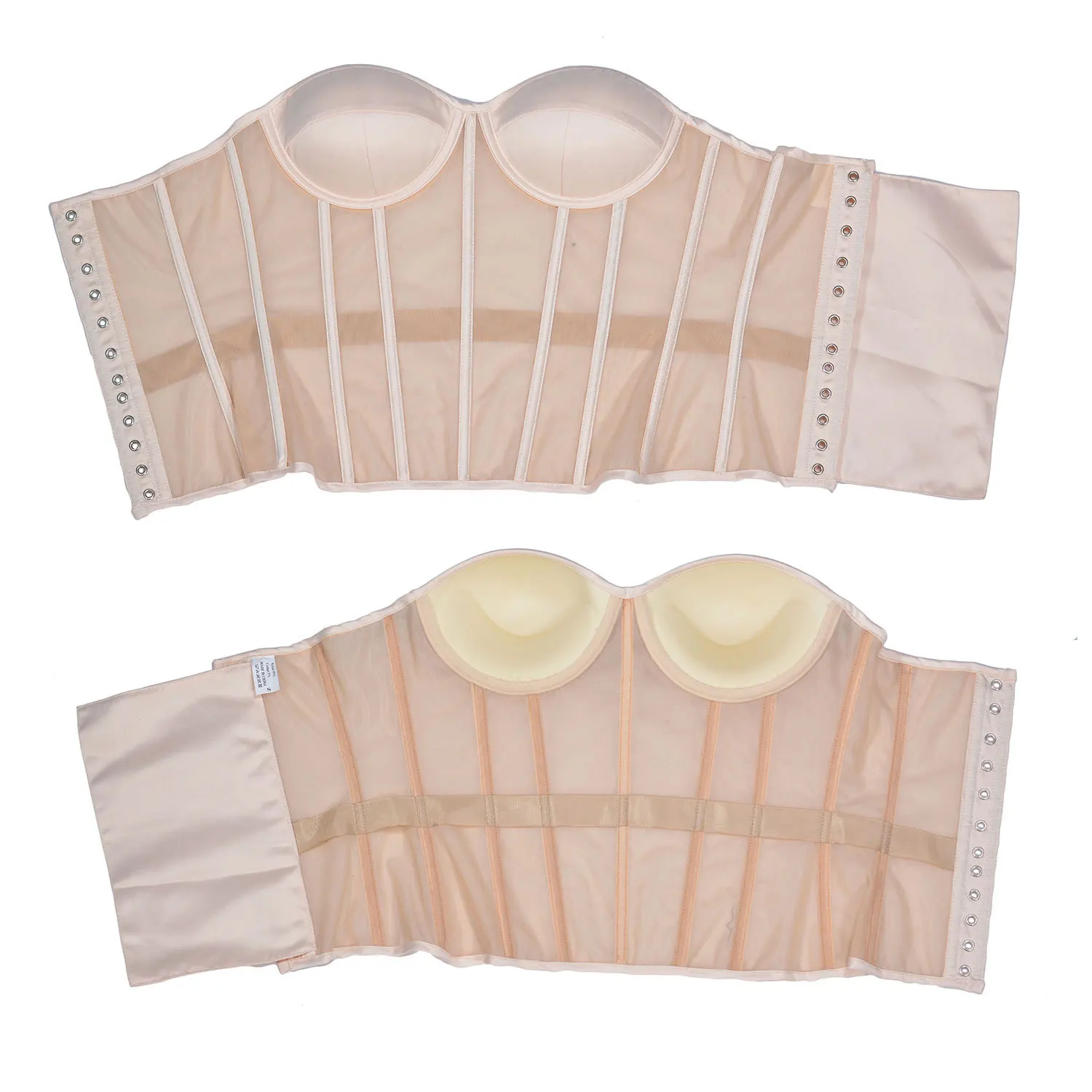 WEBEEDY 60 Stück Transparente Kunststoff-Stäbchen – 25 Cm Lang | Für Korsett, Mieder & Kostüme | Flexibel & Strapazierfähig