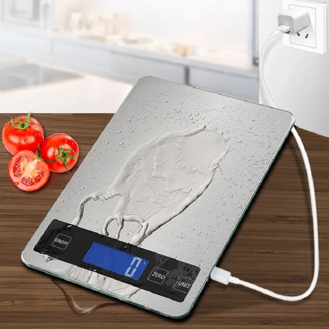 Sugift USB Rechargeable Food Scale, 22lb Digital Kitchen Scale, 1