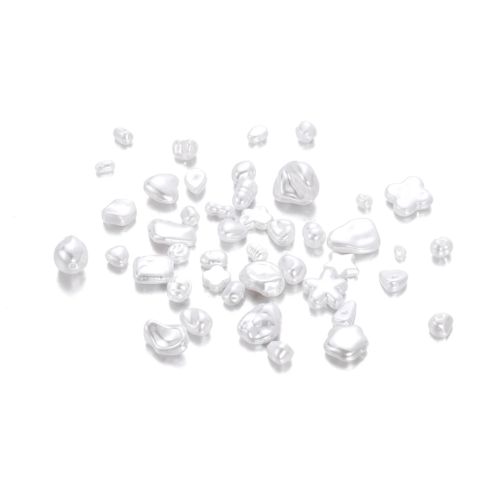 

Irregular ABS Imitation Pearls Beads Acrylic Loose Beads for DIY Necklace Earrings Hairclip Jewelry Making Accessories