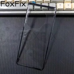 5G Glass Battery Back Cover Rear Housing Door Panel Replacement with Pre - Installed Adhesive (Transparent No Lens)