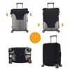 Washable Suitcase Cover Cute Dachshund Dog Travel Suitcase Protector Fits 18 to 32 Inch Luggage Zipper Closure 5