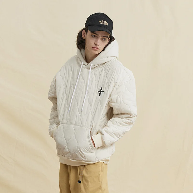 Winter Men's Warm Coat Casual Cotton Jacket Sweater Mens Loose Pullover Sweater Fashionable 2022 Trendy Men's Clothing