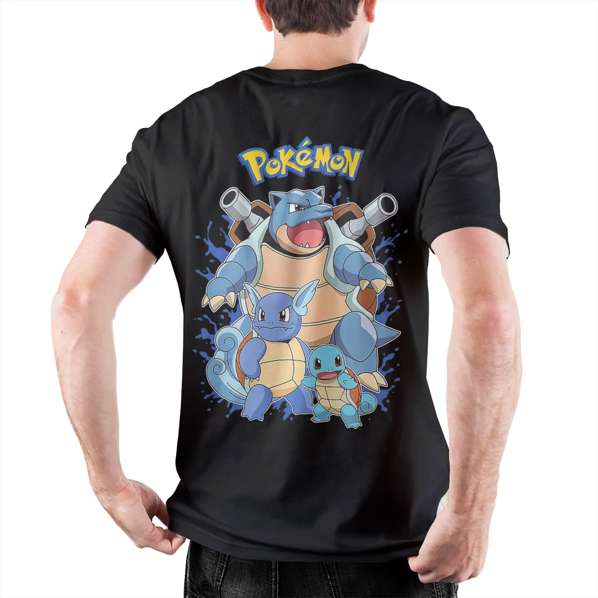 Unisex Charizard Graphic T-Shirt - 100% Cotton, Short Sleeve, Round Collar, Casual Summer Tee