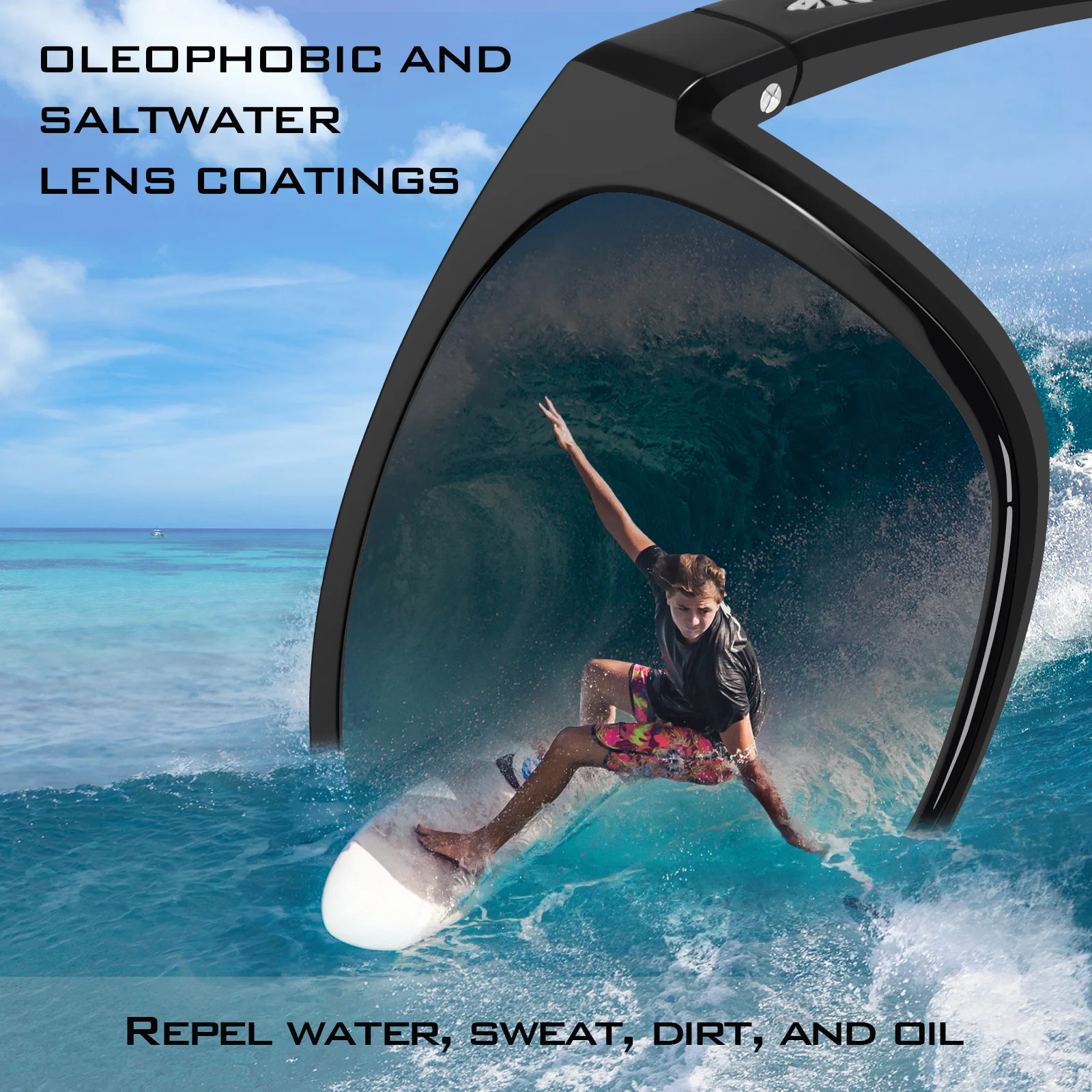 KastKing Tazlina Polarized Sport Sunglasses for Men and Women Driving Fishing Cycling Running UV Protection polarized sunglasses
