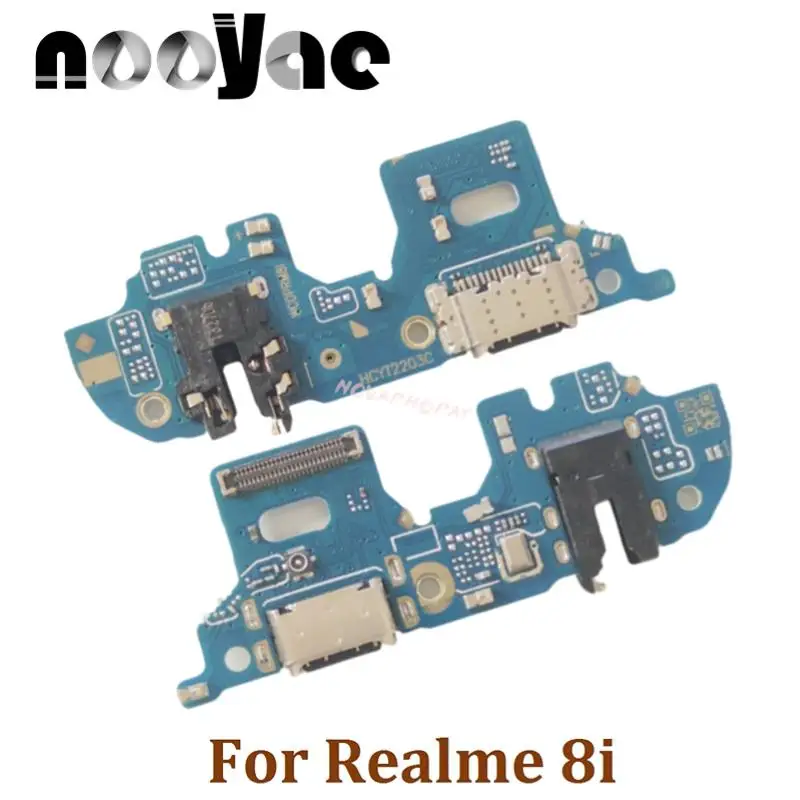 

Для Oppo Realme 8i USB док-станция зарядное устройство разъем для наушников аудио разъем микрофон гибкий кабель зарядная плата