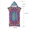 Hot Quick Dry Wetsuit Diving Suit Changing Robe Poncho Towel with Hood Microfiber Absorbent Sweat-absorbent Swim Robe 2