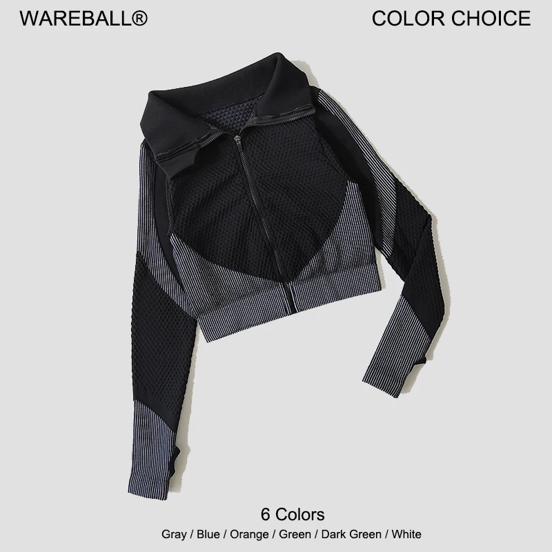 Yoga-Top Vital Seamless Yoga Shirt Women Fitness Zipper Long Sleeve Workout Tops Gym Clothes Sportswear Running T-Shirts