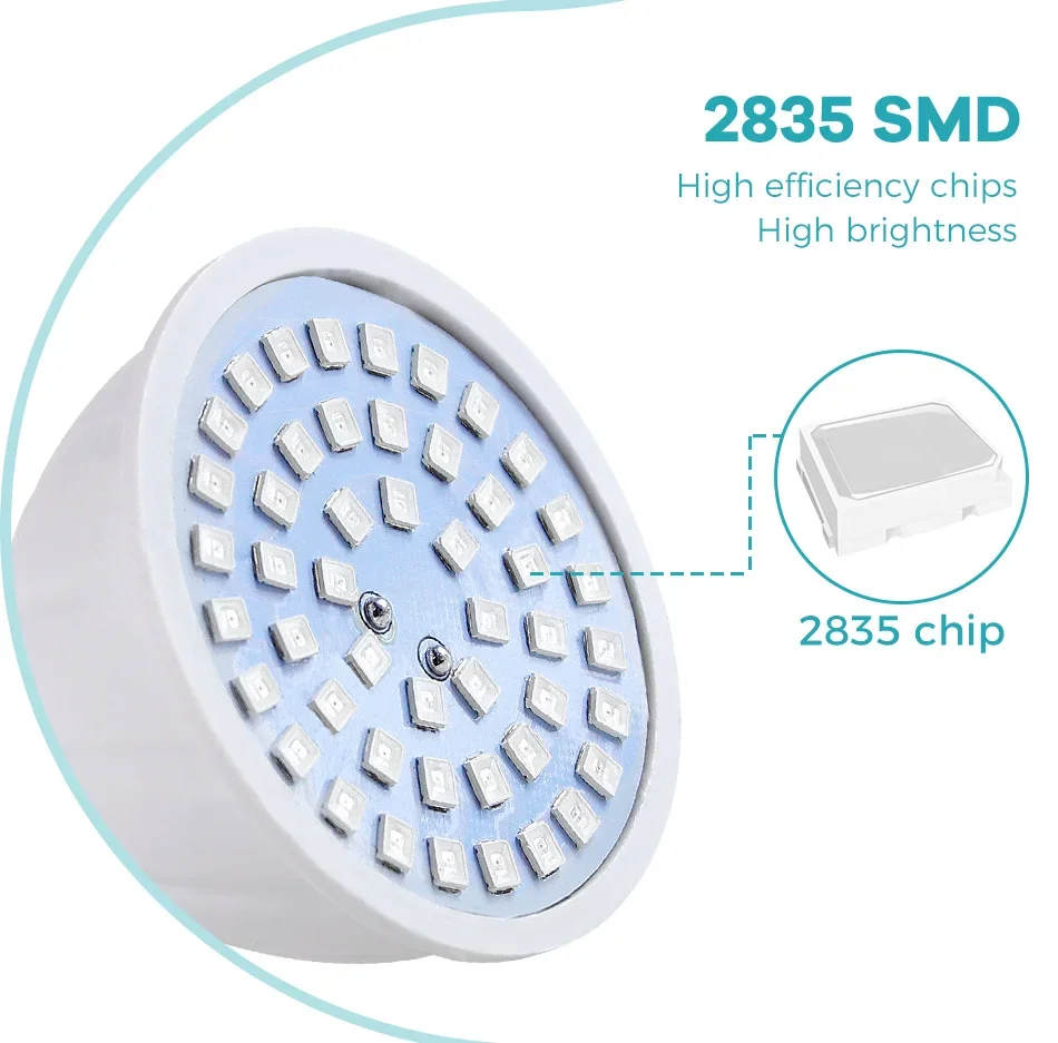 Description Picture 4 of itemLED Plant Grow Light Bulb E27 Full Spectrum GU10 Hydroponic B22 Seeding Cultivation Lamp MR16 Succulent E14 Growth Lighting 220V