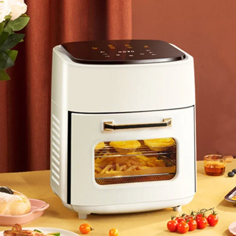 15L Large Display Window,Multifunction Digital Air Fryer Without Oil Electric Oven, Dehydrator, Air Fryer with LED Touch Panel 2