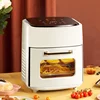 15L Multifunction Digital Air Fryer Without Oil Electric Oven, Dehydrator, Air Fryer with LED Touch Panel Large Display Window 2