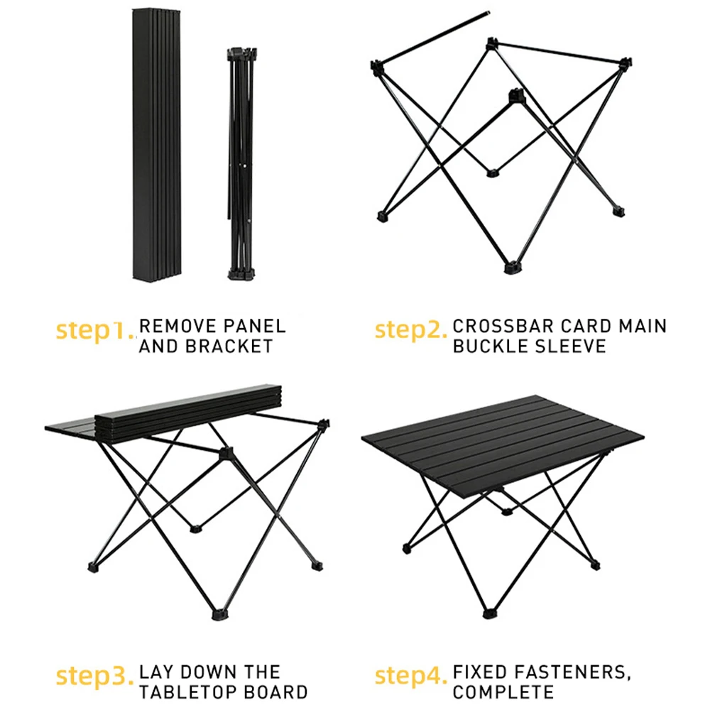 المحمولة التخييم طاولة قابلة للطي في الهواء الطلق...