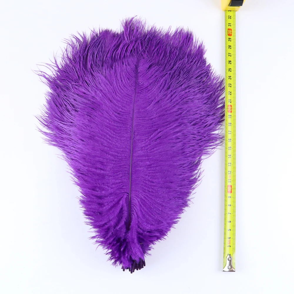 10Pcs Natural White Black Ostrich Feathers for Crafts 15-35cm Wedding Party Home Decoration Table Centerpieces Carnival Plumas