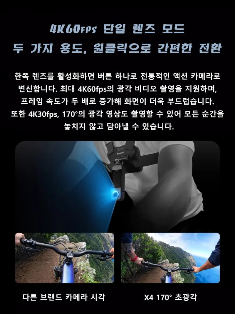 Sports camera HD magnetic rotation panoramic quality camera thumb waterproof anti-shake sports