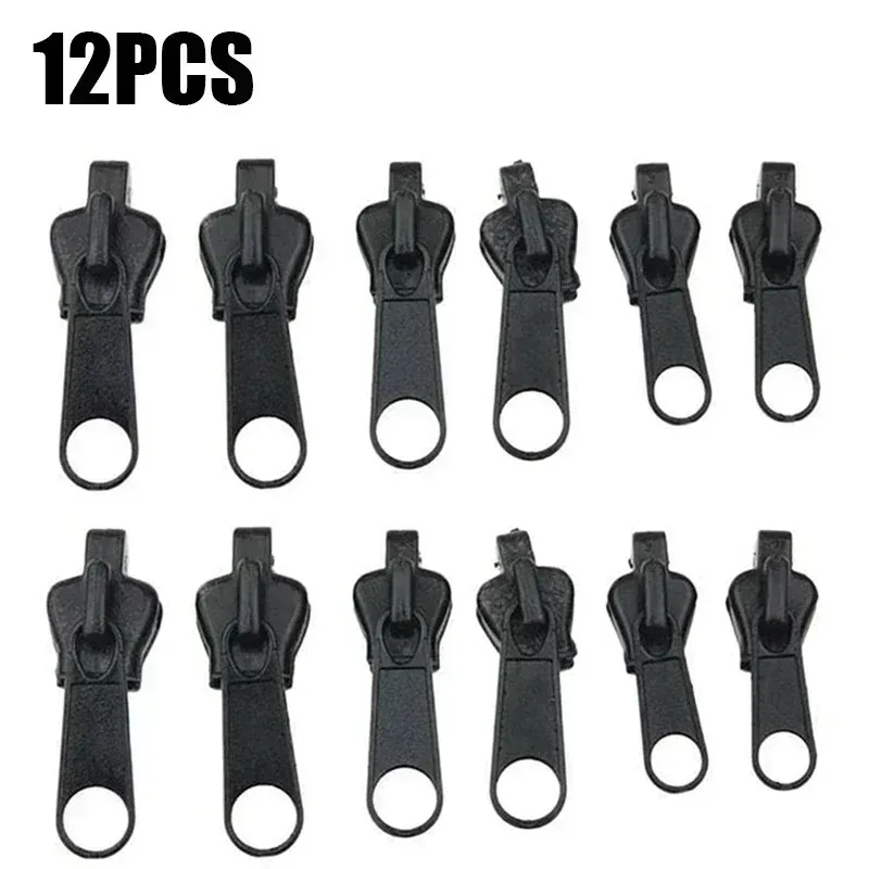 Zipper Head Repair Replacement Zipper Slider Puller Instant Zipper Repair Kit Replacement for Broken Buckle Bag