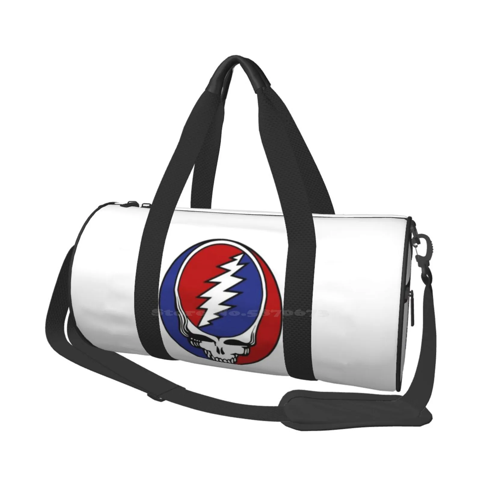 

Flash Sale Grateful Dead Shoulder Bag Casual Satchel For Sport Travel School Punk Hardcore Melodic Skate Punk Punk Pop Black