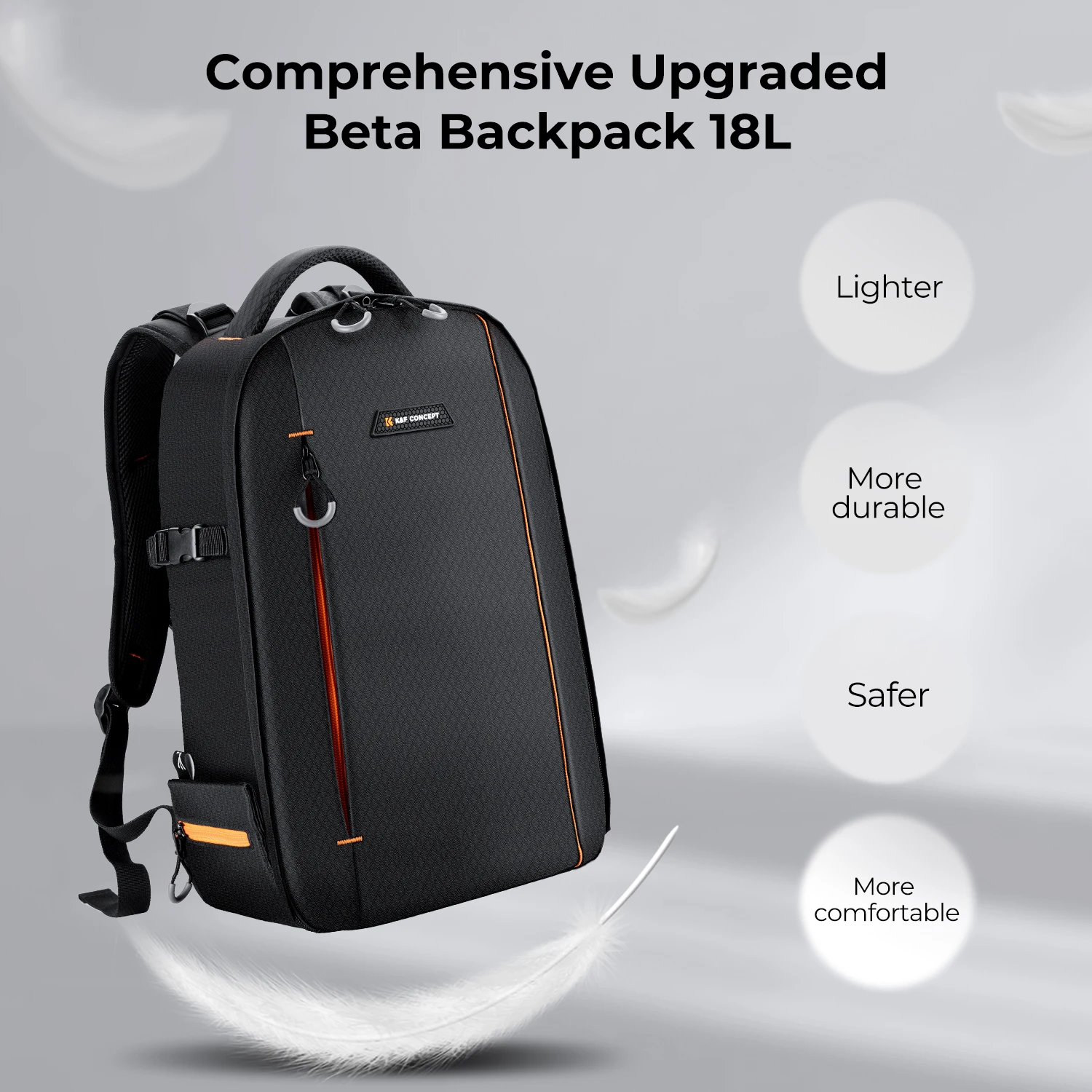 Concept Mochila Câmera Profissional Grande Capacidade Impermeável Fotografia Bolsa Câmera Dslr Laptop Tripé Bolsas 156 k & f - Image 5