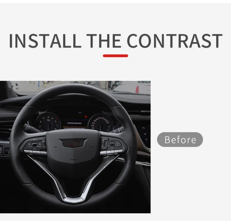 Carbon Fiber Paddle Shift For Caddillac XT5 XT6 CT6 Steering Wheel Paddle Shifter Extension