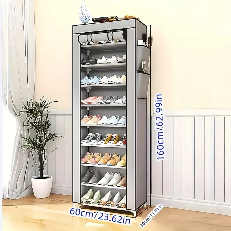 10-Layer Sturdy Shoe Rack 4