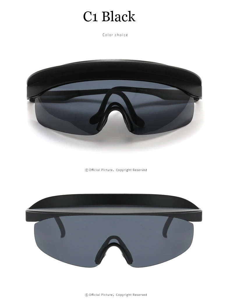 Lunettes de soleil de cyclisme oversized visière sport_voghion.com