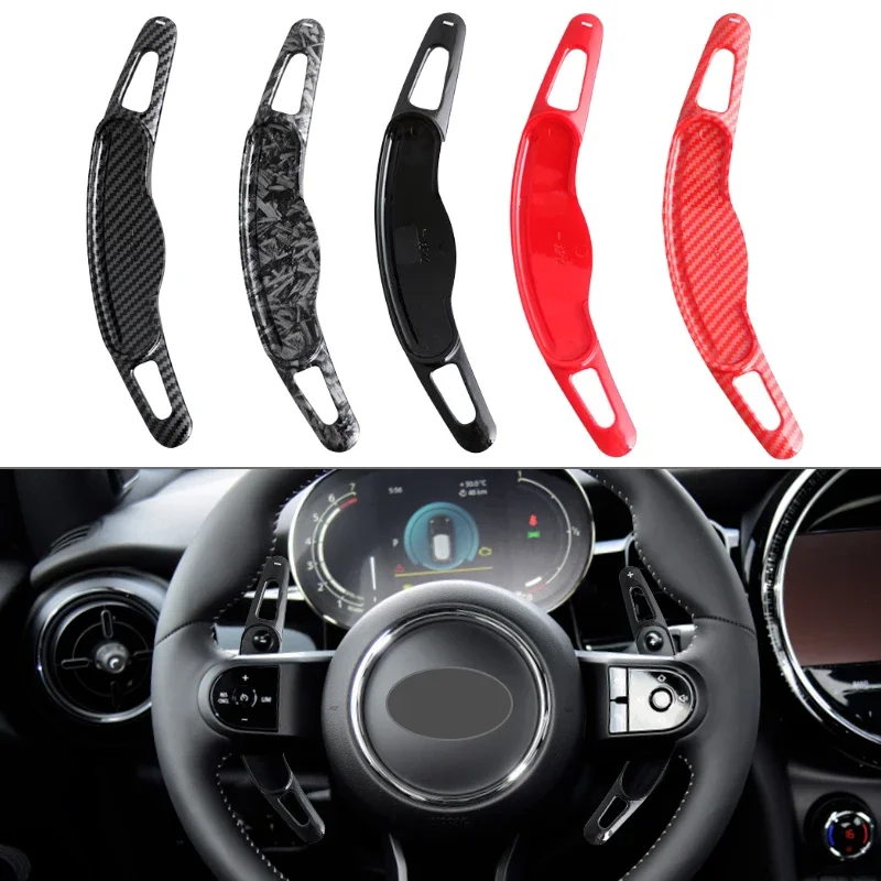 

Car Steering Wheel Shift Paddles For MINI MK3 F54 F55 F56 F57 F60 CLUBMAN Cooper S ONE JCW DSG Paddle Extension