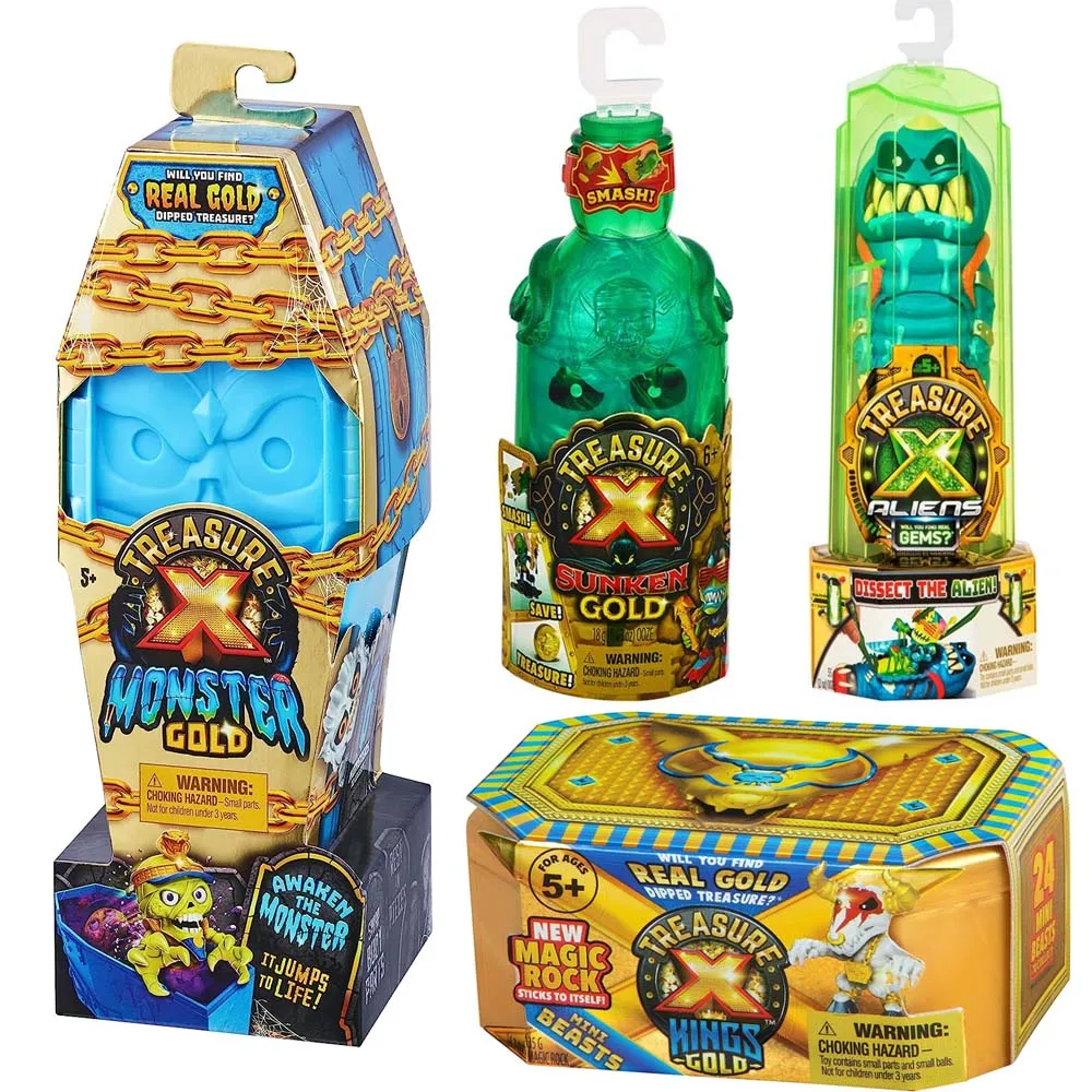 

Original Treasure X Monsters Gold Alien Hunters Ninja Hunters Give the boy toys