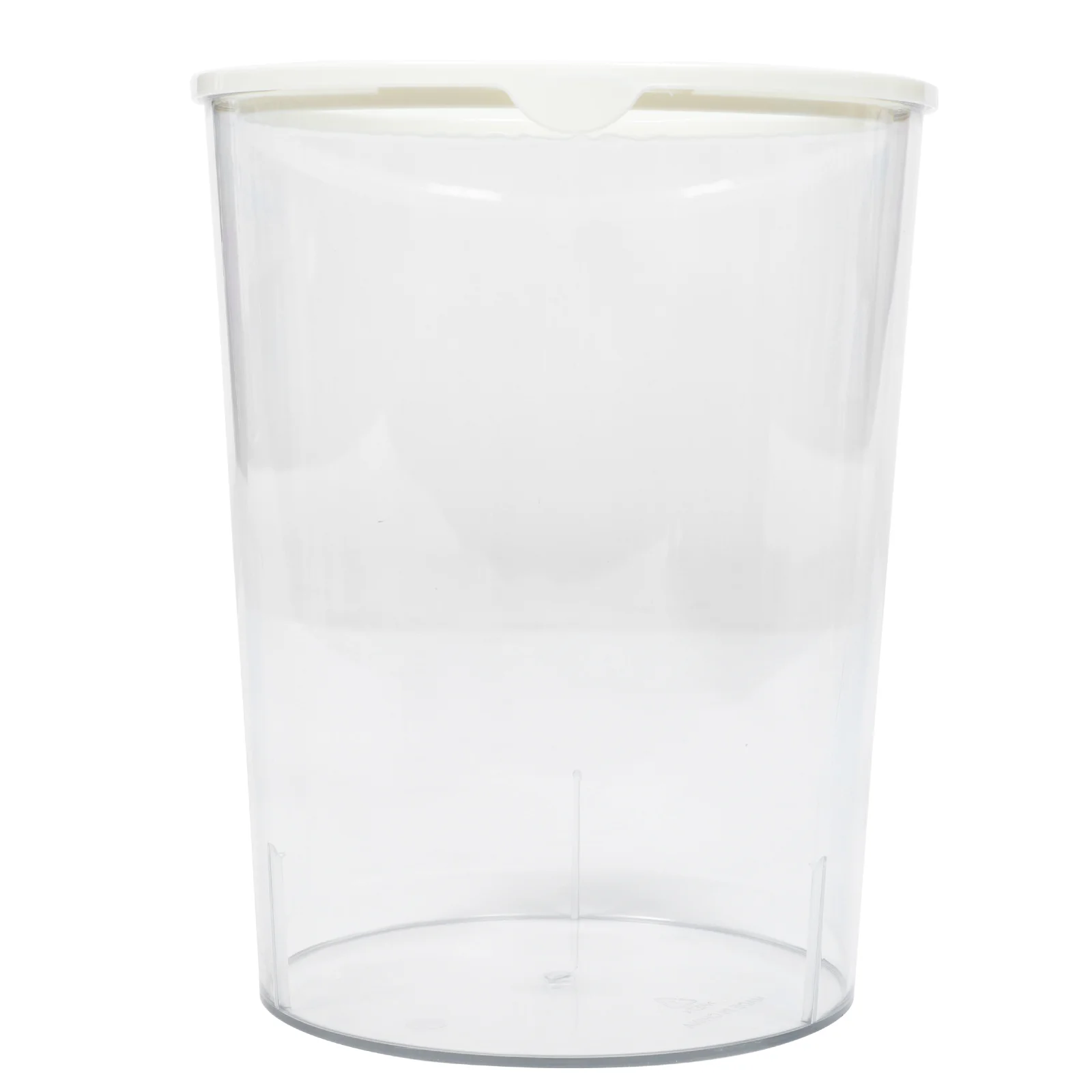 

Trash Bin Bins Transparent Can Simple Waste Container Paper Baskets Storage Desk Office White Bucket Baby