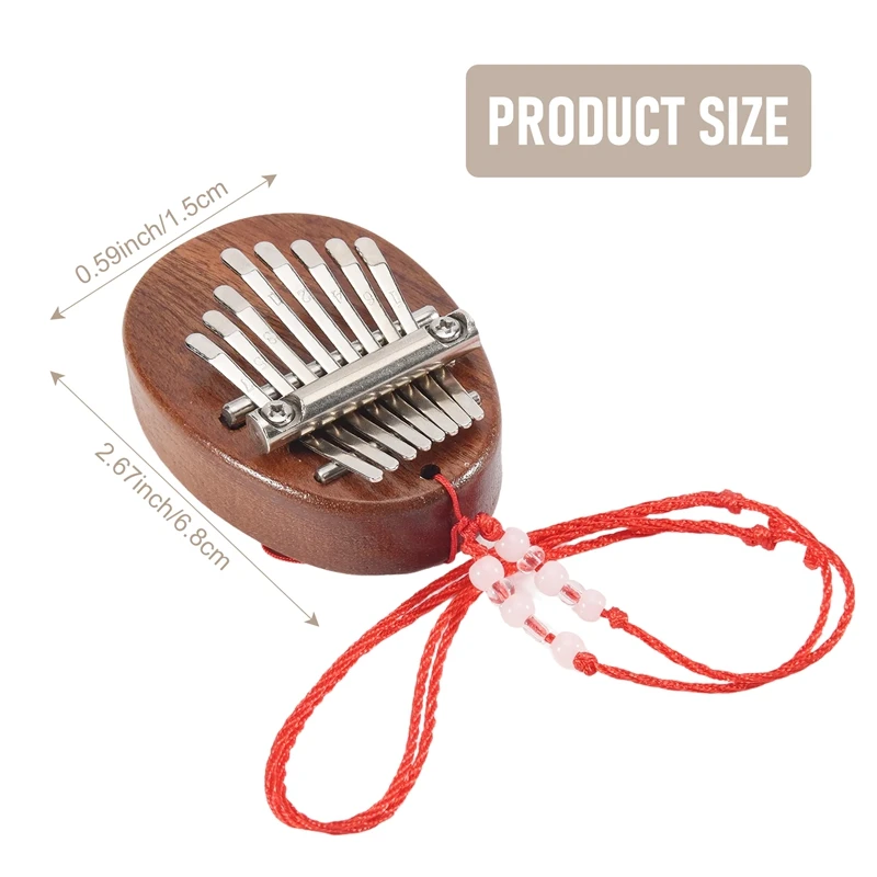 ABST Mini Kalimba 8 Keys Thumb Piano Great Sound Finger Keyboard Musical Instrument