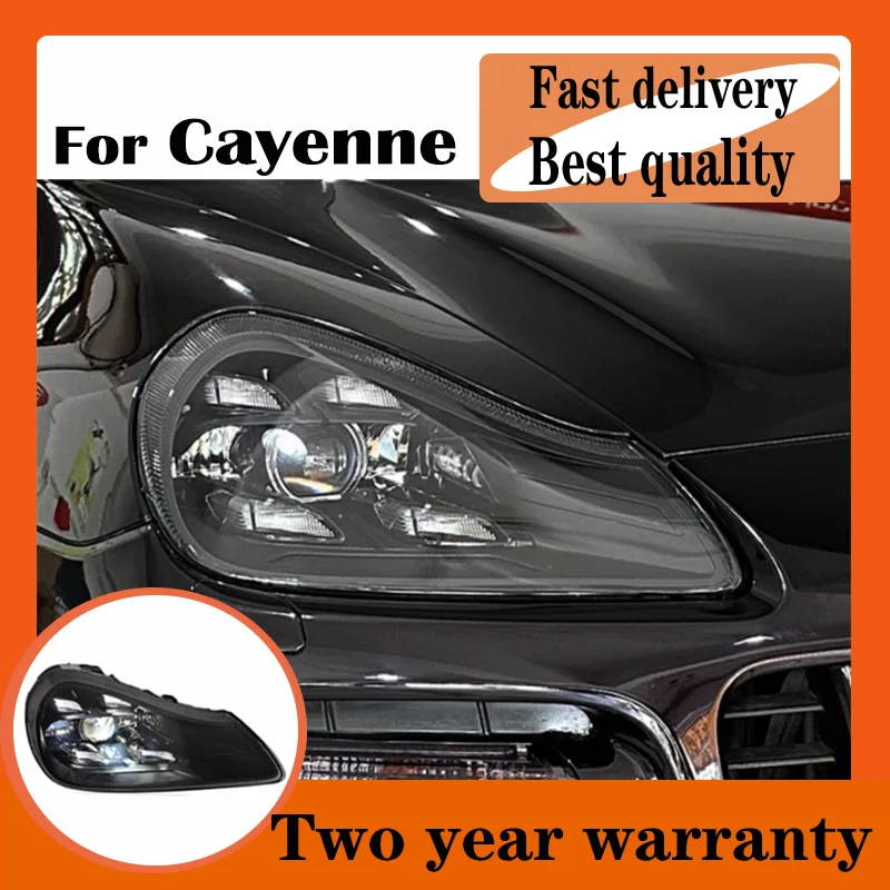 Per Porsche Cayenne 957 Fari 2007 2008 2009 2010 Matrix Led Head Lamp Drl Day Running Light Head Lamp Per Porsche Cayenne