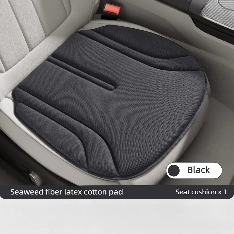 3D Breathable Foam Car Seat Covers High-elastic Car Front Seat Cushions Strip Design For Summer Skin-friendly Universal Car Pads 1