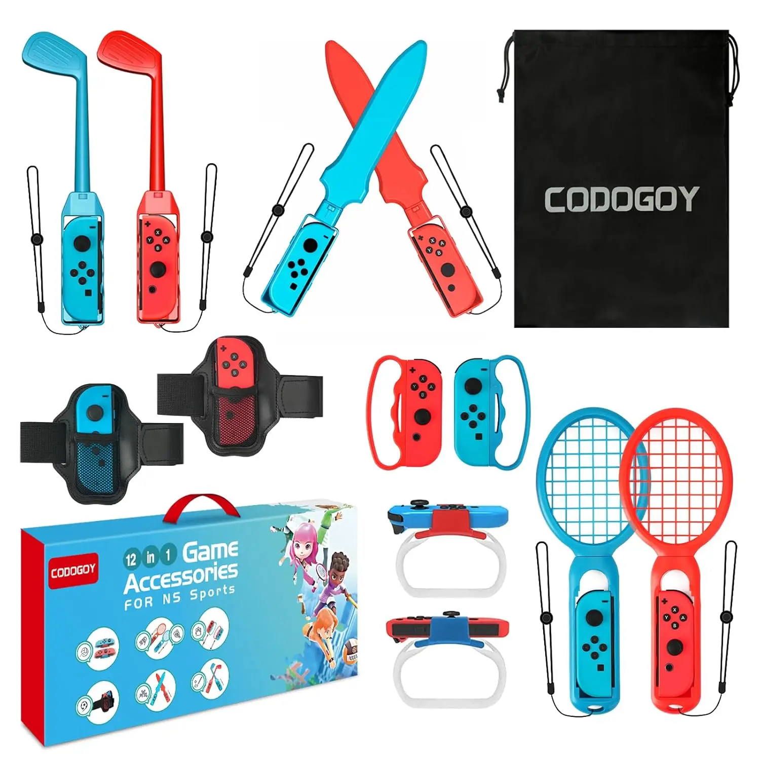 Switch Sports Accessories Bundle for Nintendo Switch Sports Family