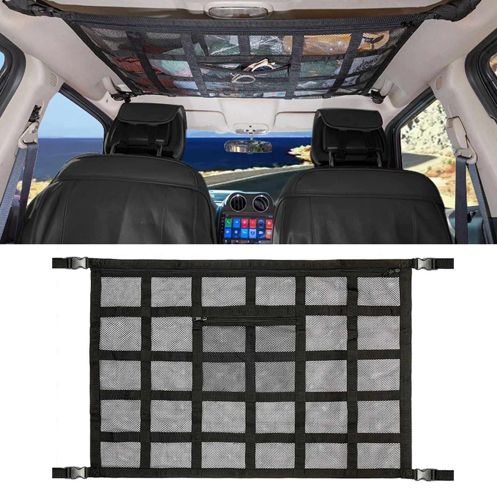 Car Ceiling Cargo Net Storage Net For Car Large Car Ceiling Cargo