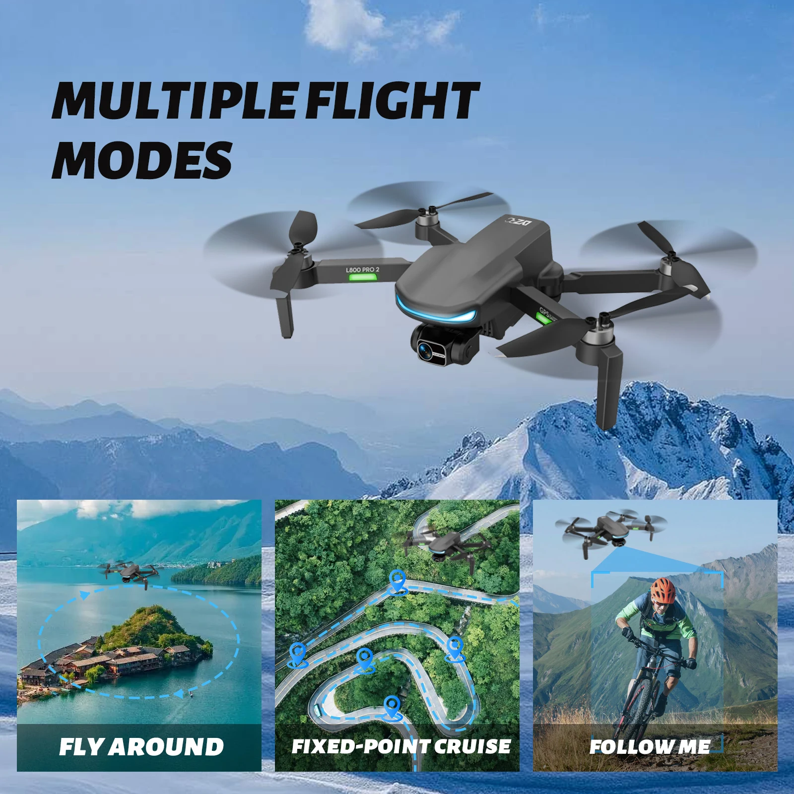 G-Anica-Drone GPS avec caméra 4K pour adultes, 5G, WiFi, FPV