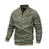 New men's standing collar jacket spring and autumn thin windproof jacket men's casual mountaineering and camping waterproof jack